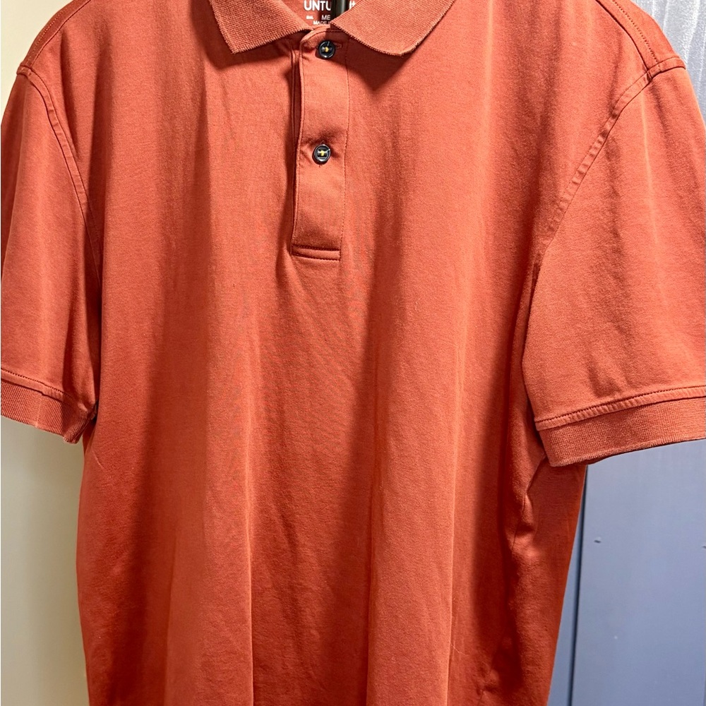 UNTUCKit Men's Terracotta Polo Shirt